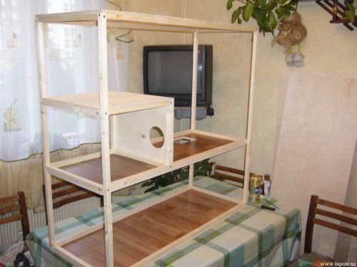 Фанерная клетка